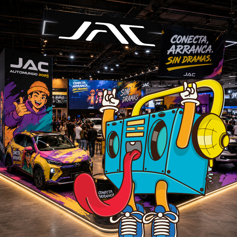 Automundo 2025:  Cómo JAC transformó los autos en lienzos de actitud con Conecta, arranca. Sin Dramas